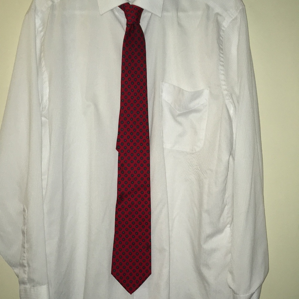 Vintage Strathmore Silk Power Tie-Red